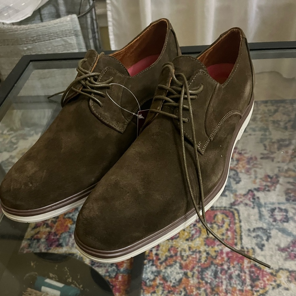 Stacey Adam Brown suede shoes size 13